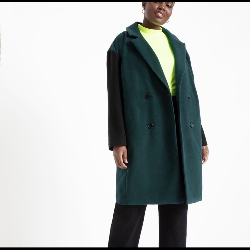 Eloquii Colorblock Coat